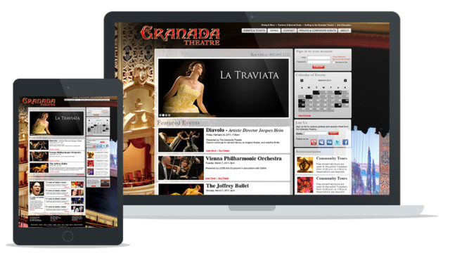 Title: Granada Theatre Website